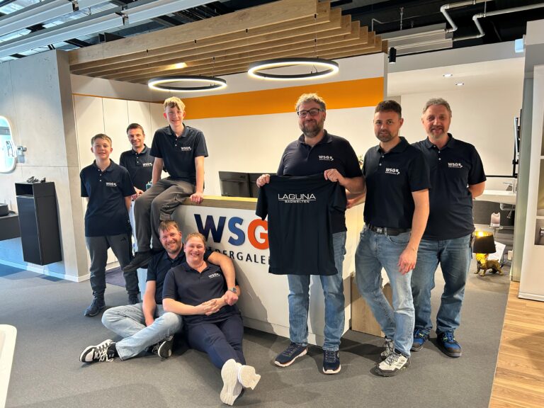 Neue Polo-Shirts fürs WSG-Team von LAGUNA